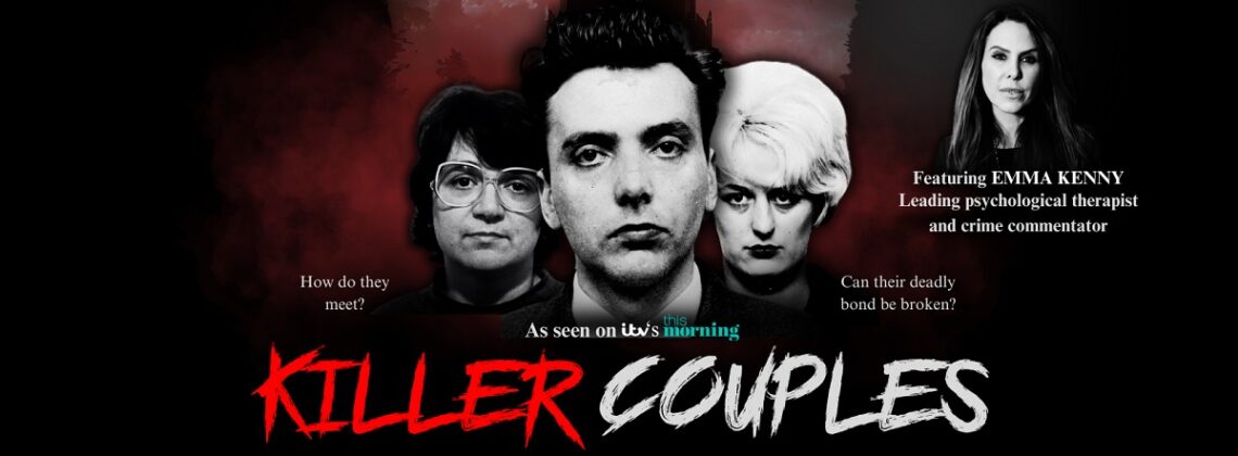 As seen on ITV's This Morning. Killer Couples. How do the meet? Can their deadly bond be broken? Featuring Emma Kenny, leading psychological therapist and crime commentator.