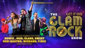 Entertainers presents The Glam Rock Show - Get It On. Featuring the biggest hits from Bowie, Mud, Slade, Sweet, Suzi Quatro, Wizzard, T.Rex and many more.