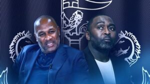 Les Ferdinand and Andy Cole.