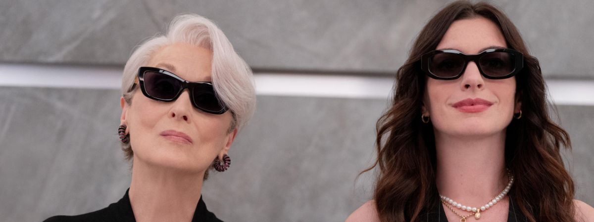 Meryl Streep and Anne Hathaway in a still from The Devil Wears Prada 2.