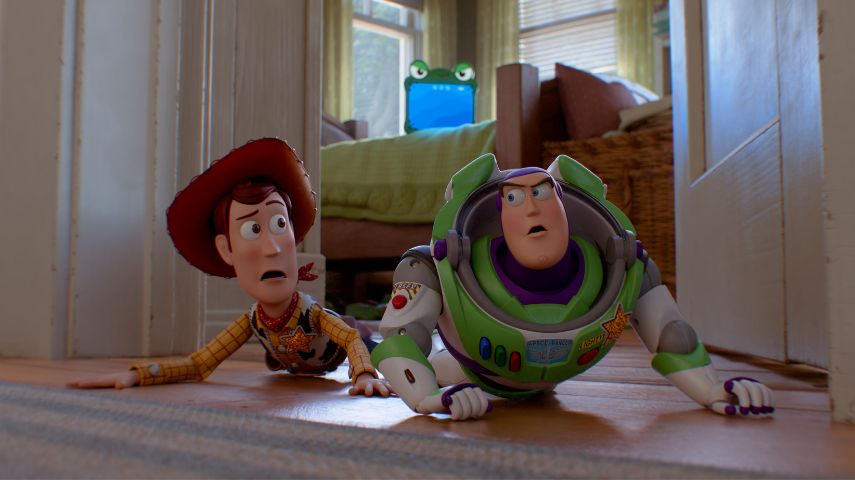Woody and Buzz Lightyear in Toy Story 5.