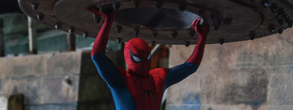 Tom Holland as Spider-Man in Spider-Man: Brand New Day.