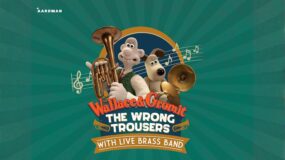Wallace & Gromit: The Wrong Trousers with live brass band.