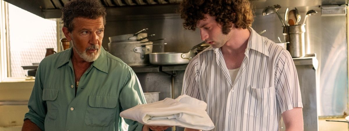 Antonio Banderas and Matt Johnson in Tony.