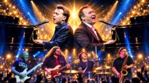 A promotional image for Piano Men: Generations.